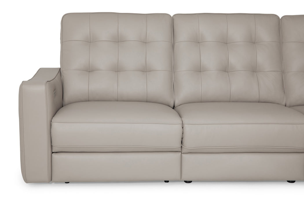 Astoria 6-Piece Power Reclining Sectional with Headrest and Lumber