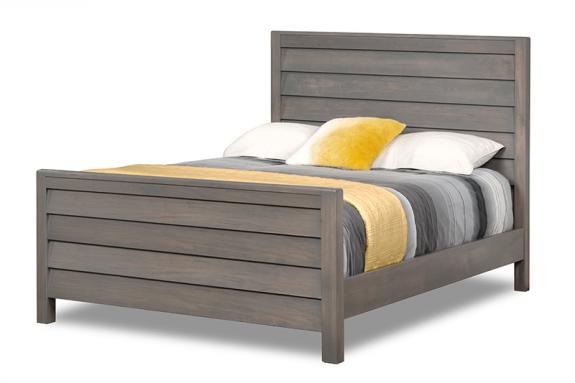 Portland Louvered Bed with High Footboard