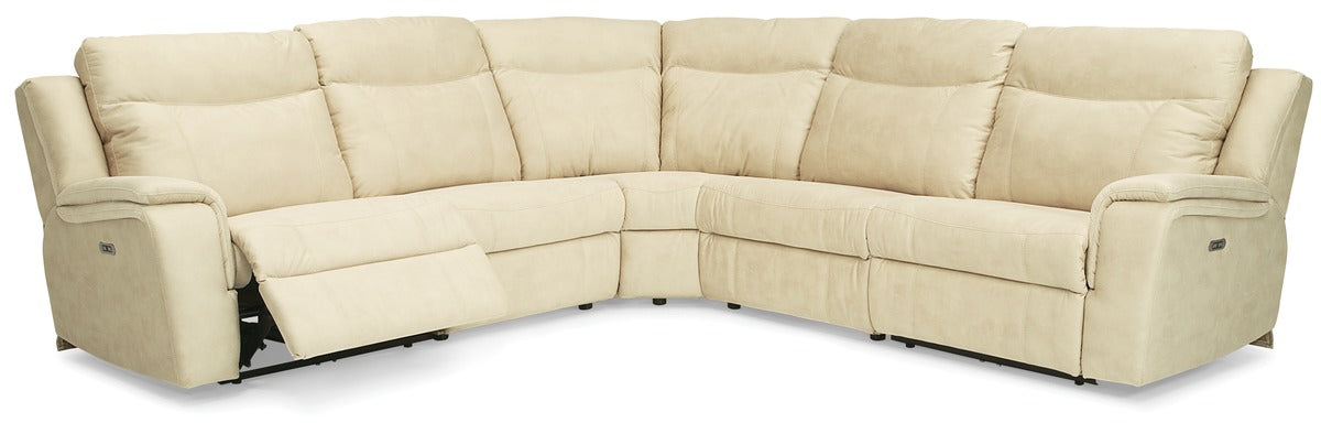 Buckingham 5-piece Power Reclining Sectional with Headrest