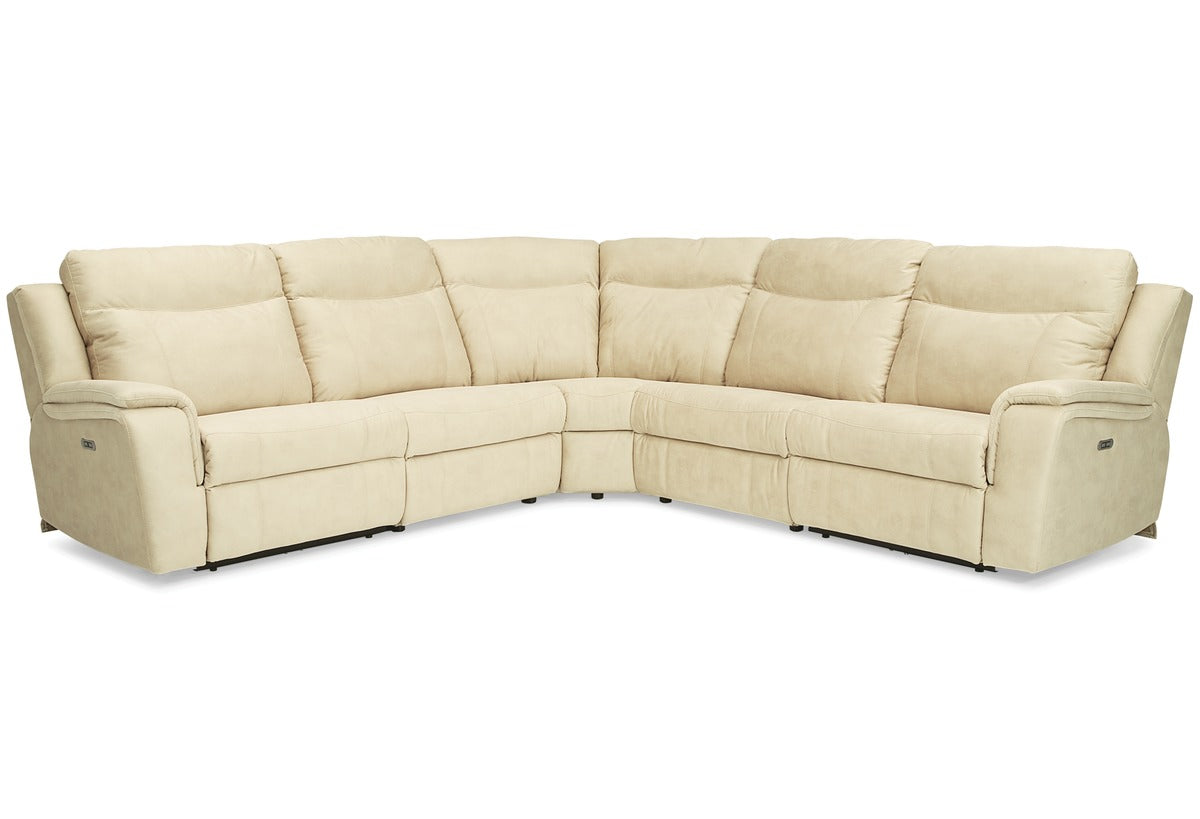 Buckingham 5-piece Power Reclining Sectional with Headrest