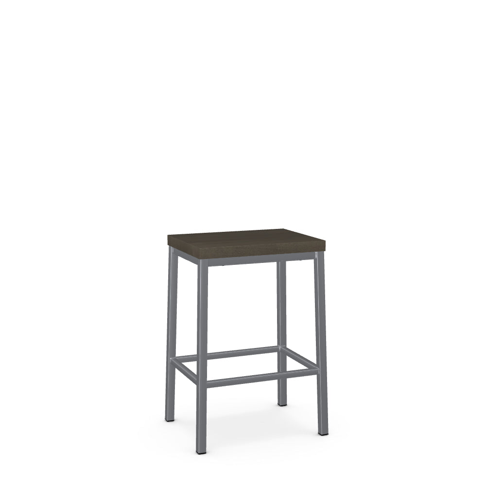 Bradley Stool w Wood Seat