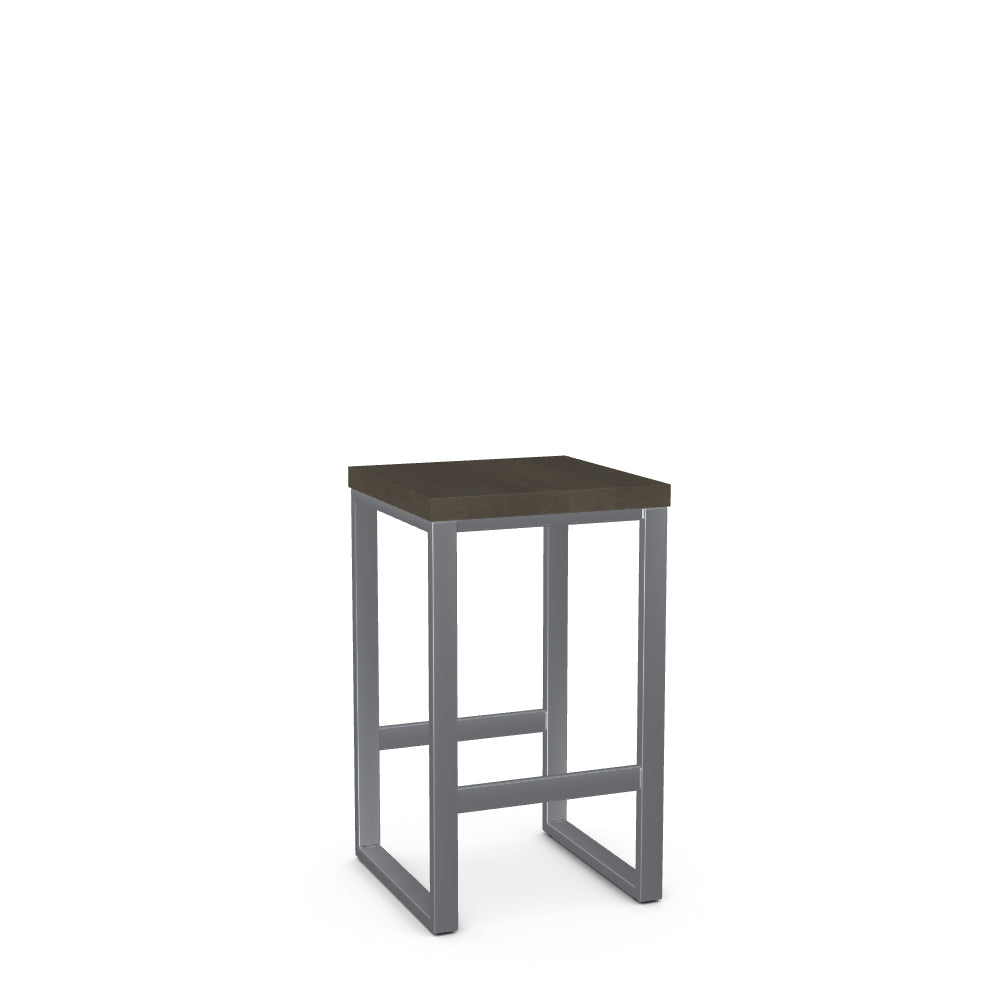 Aaron Counter Height Stool w Wood Trim