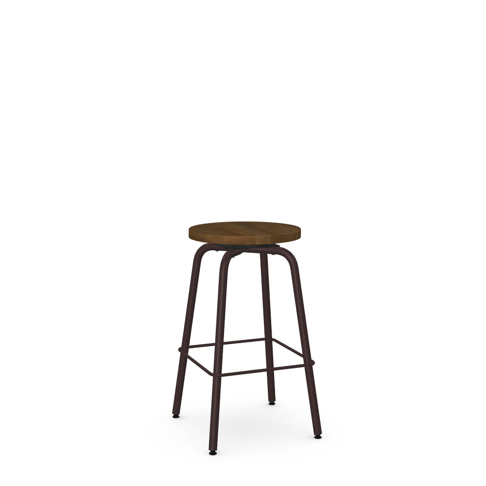 Botton Stool w Wood Seat