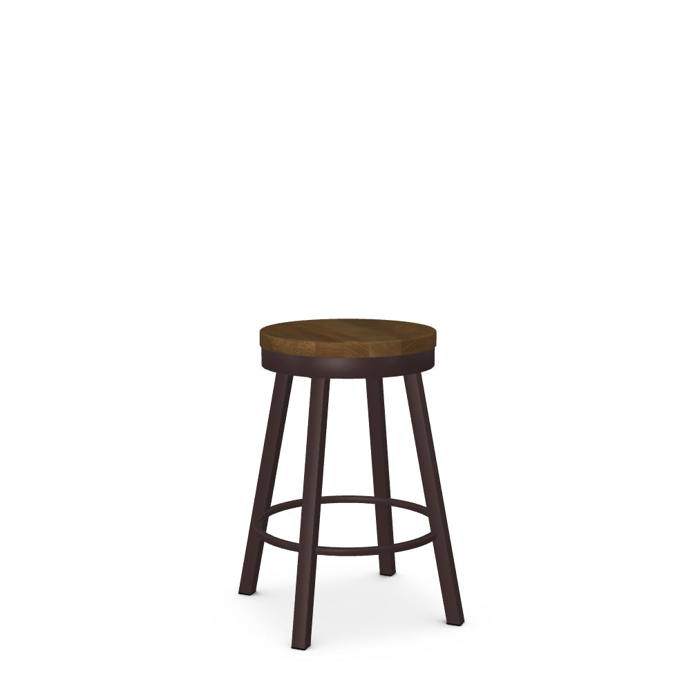 Conner Stool w Wood seat