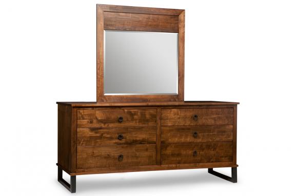 Cumberland 6 Drawer Long Dresser & Mirror