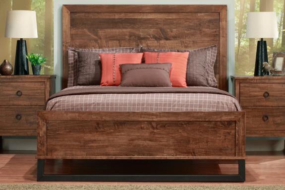 Cumberland Bed With Low Footboard w/wood Head
