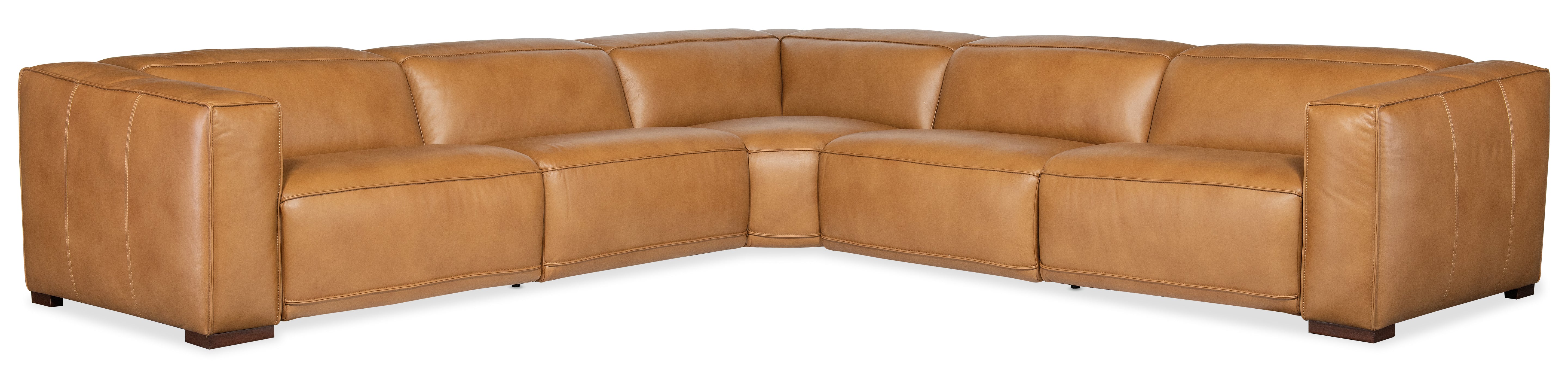 Fresco 5 Seat Sectional with Power Recline & Power Headrest