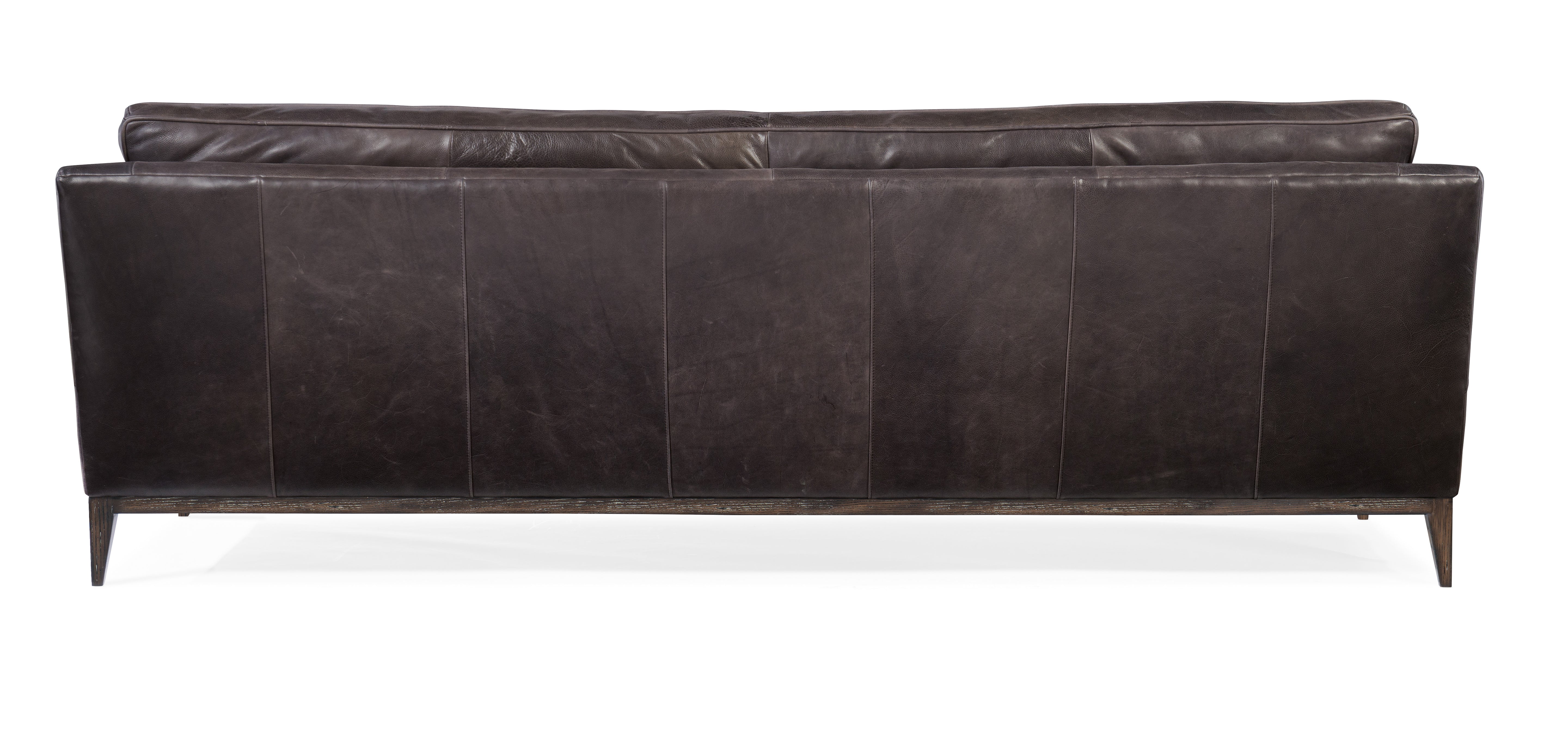 K&or Leather Stationary Sofa