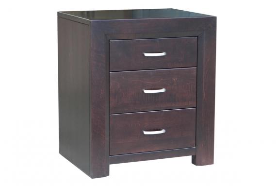 Contempo 3 Drawer Nightstand