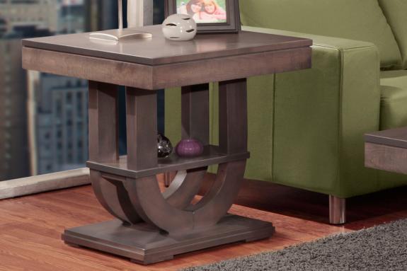 Contempo Pedestal End Table