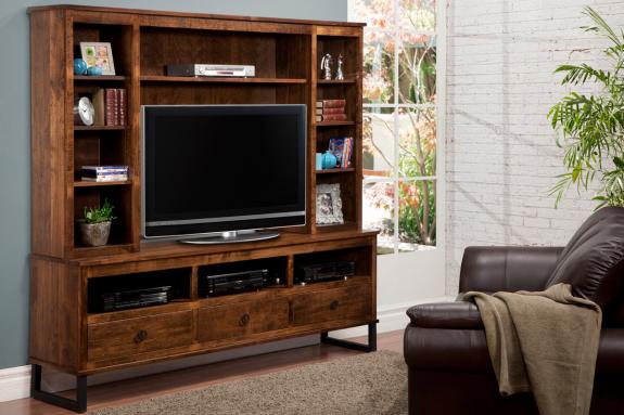 Cumberland 83’’ TV Cabinet with Hutch