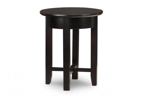 Demilune Round Chair Side Table