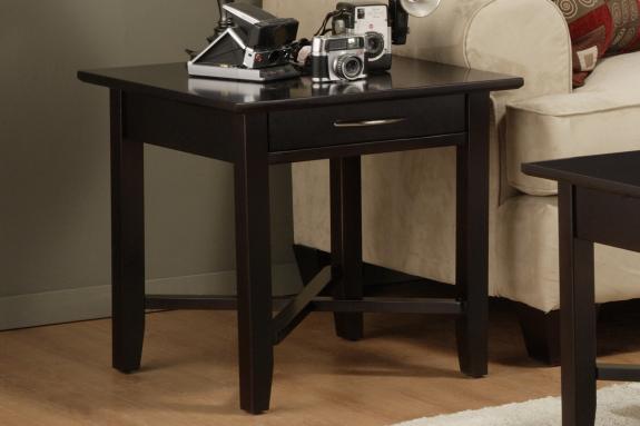 Demilune End Table