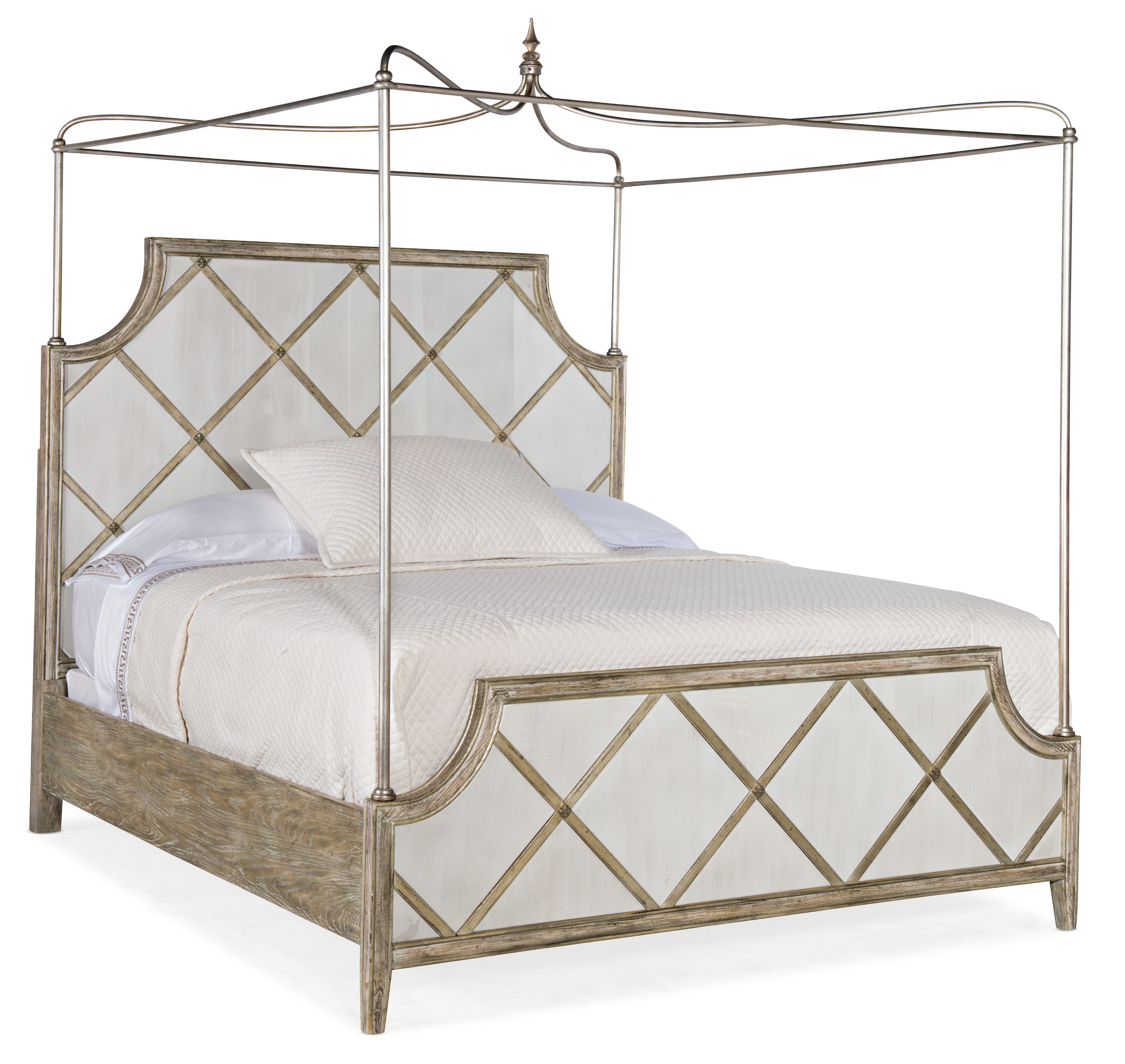 Sanctuary Diamont Canopy King  Panel Bed