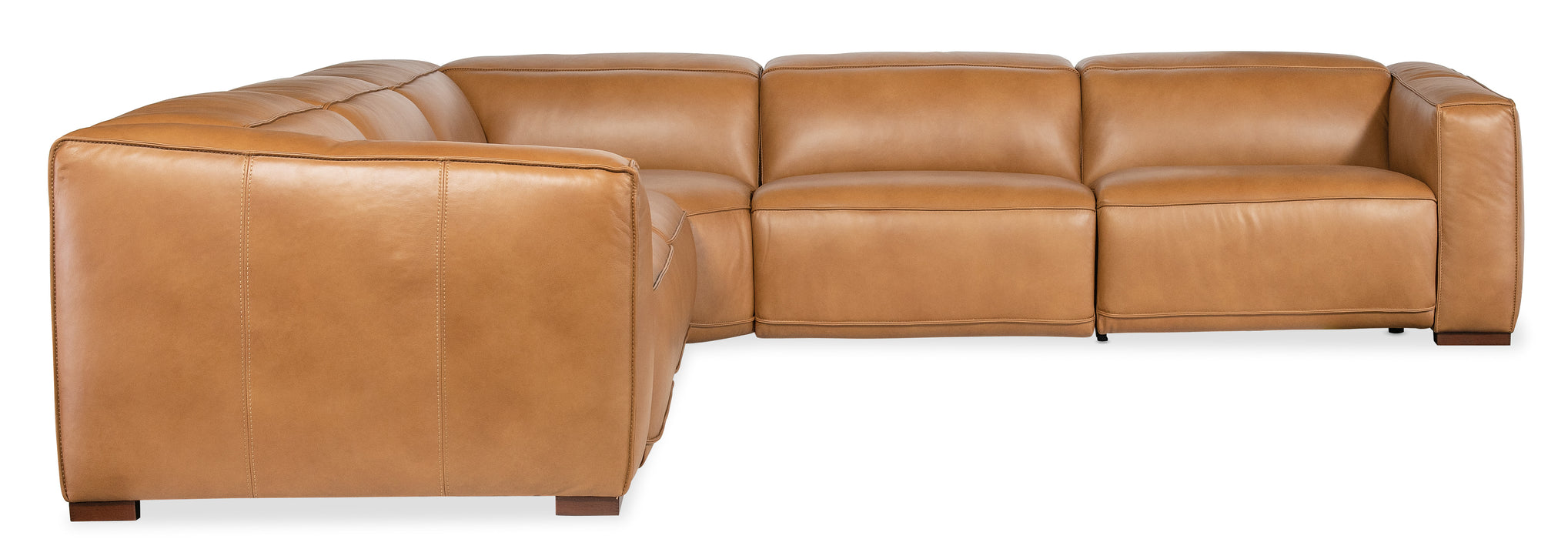 Fresco 5 Seat Sectional 4-Power Recline & Power Headrest