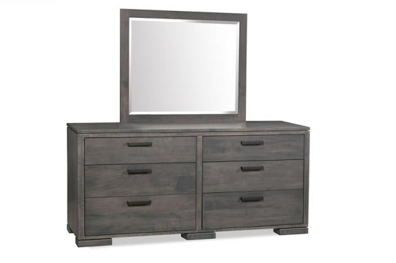 Kenova 6 Drawer Long Dresser & Mirror