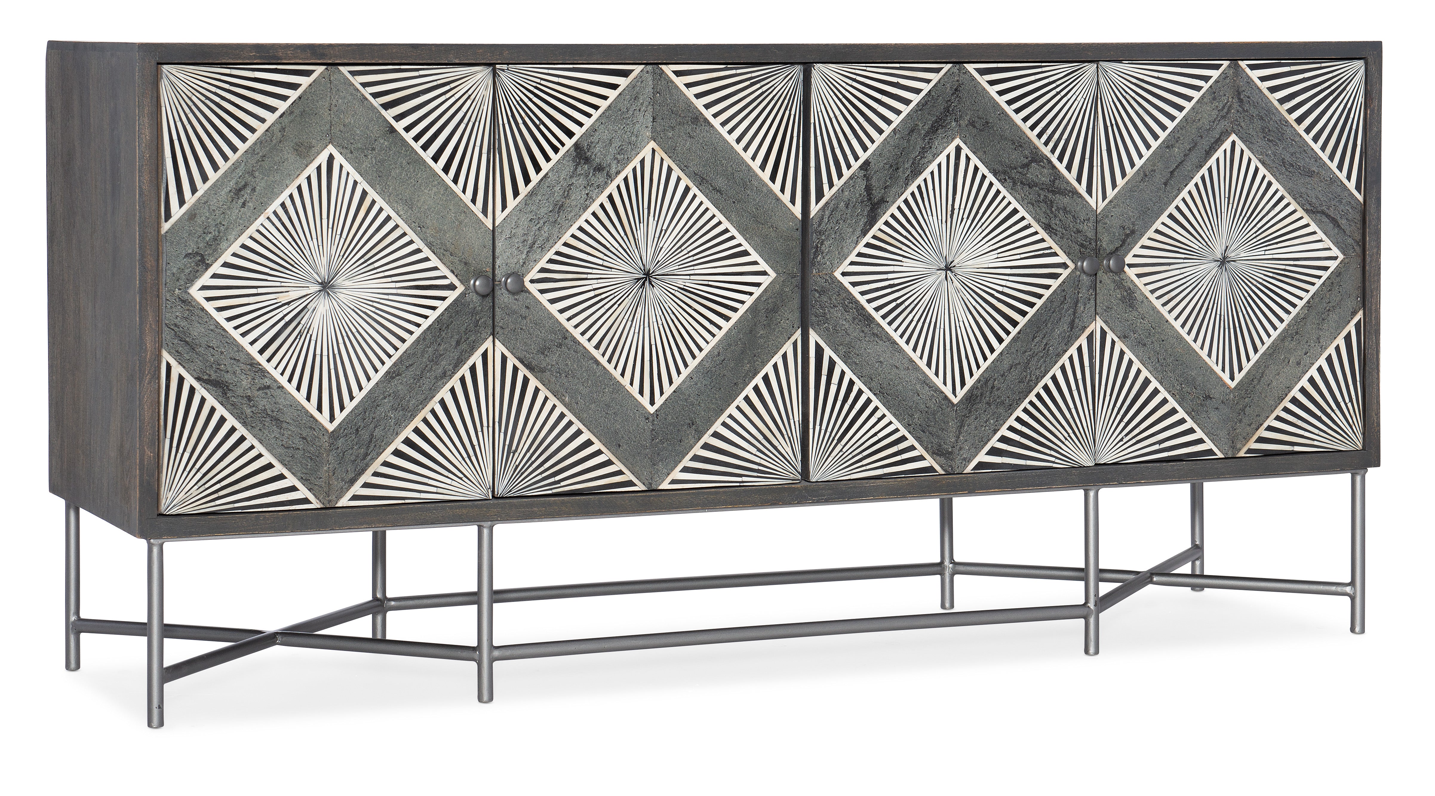 Melange Hawthorne Four Door Credenza