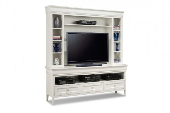 Monticello 74” TV Cabinet with Hutch
