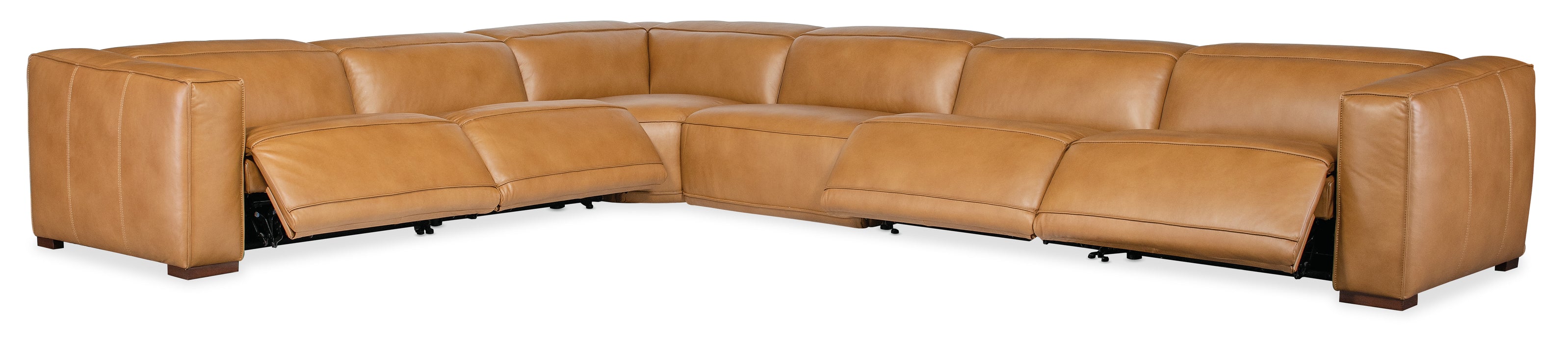 Fresco 6 Seat Sectional 4-Power Recline & Power Headrest