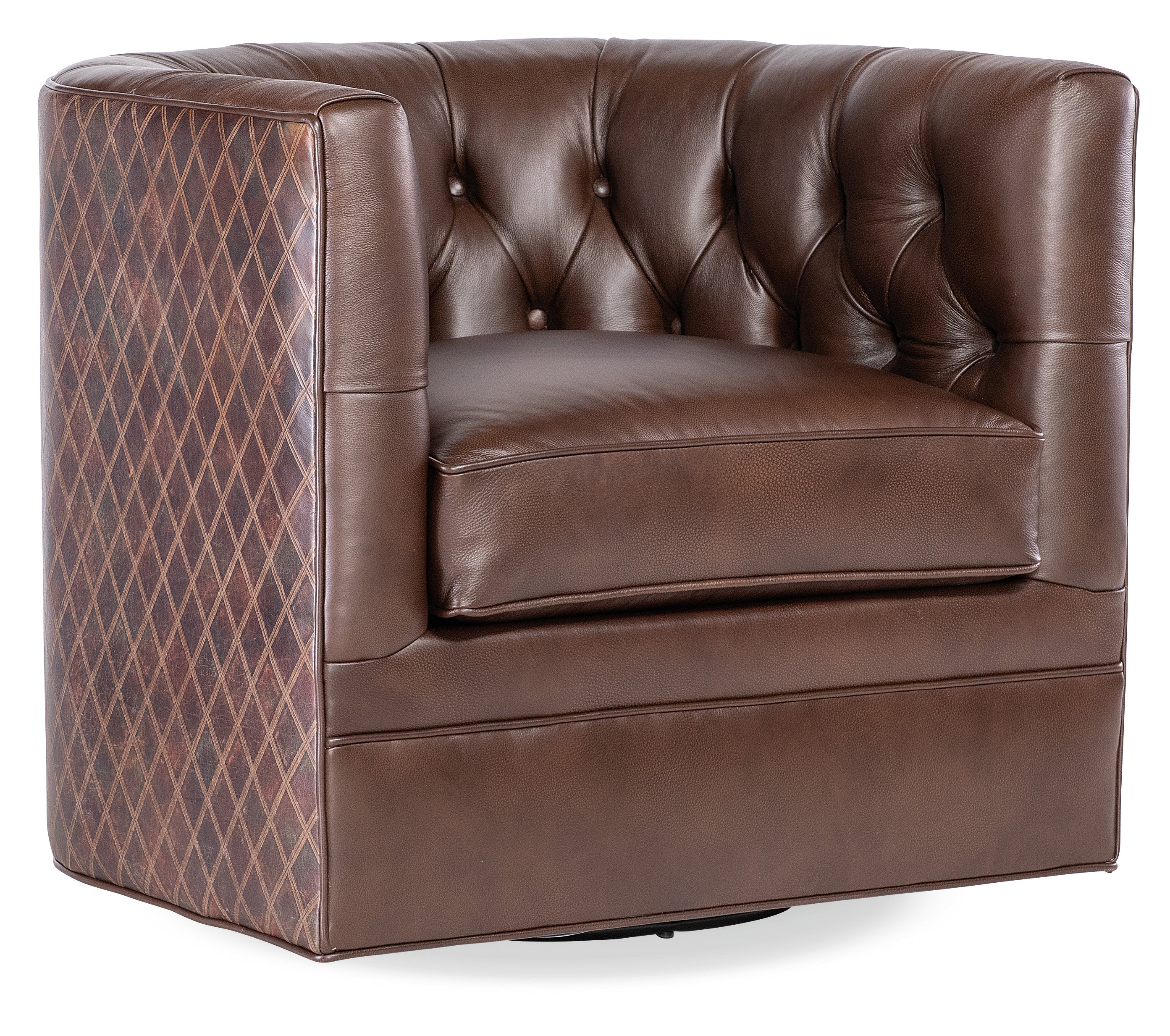 Lennox Tufted Swivel Chair