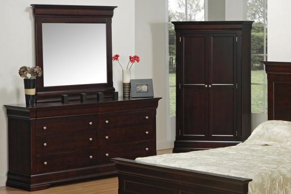 Phillipe Double Dresser & Mirror