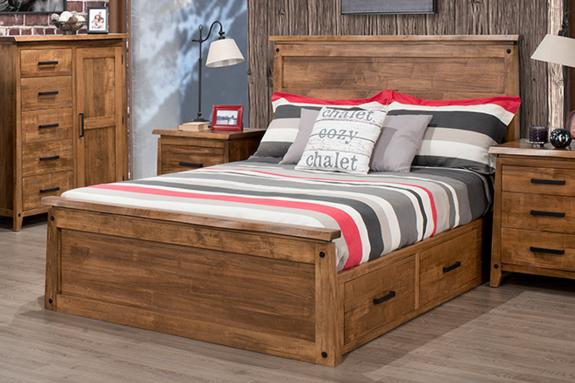 Pemberton Storage Platform Bed With Low Footboard