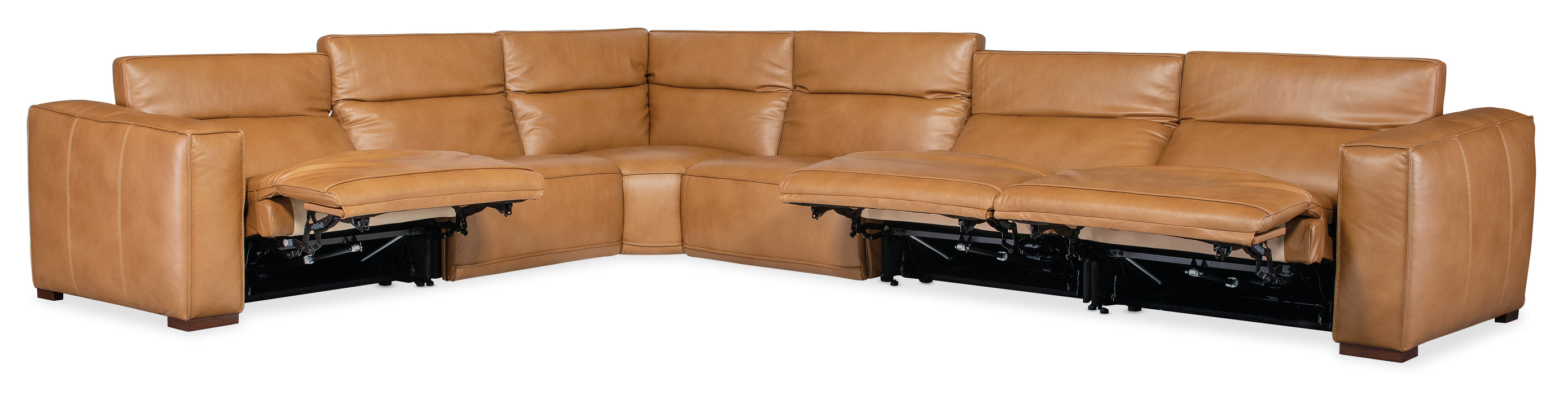 Fresco 6 Seat Sectional 3-Power Recline & Power Headrest