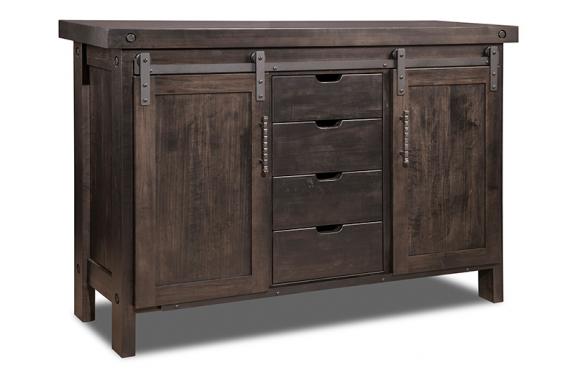 Rafters Barn Door Sideboard