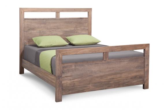 Steel City Bed w/High Footboard