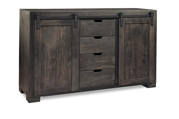 Steel City Barn Door Sideboard