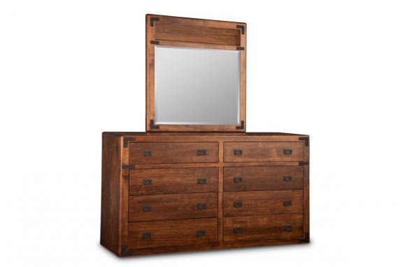 Saratoga High/Long Dresser & Mirror