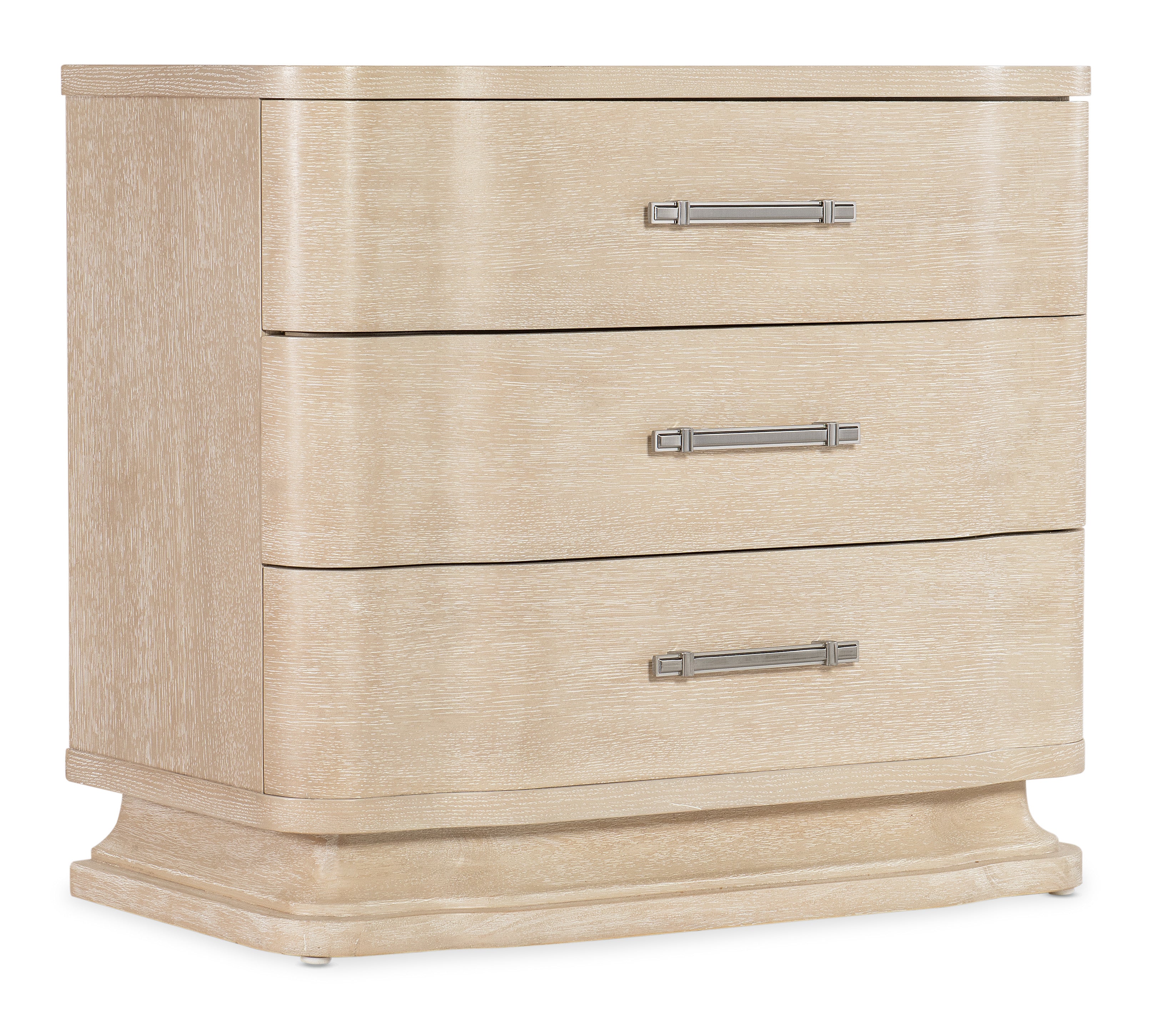 Nouveau Chic Three Drawer Nightstand