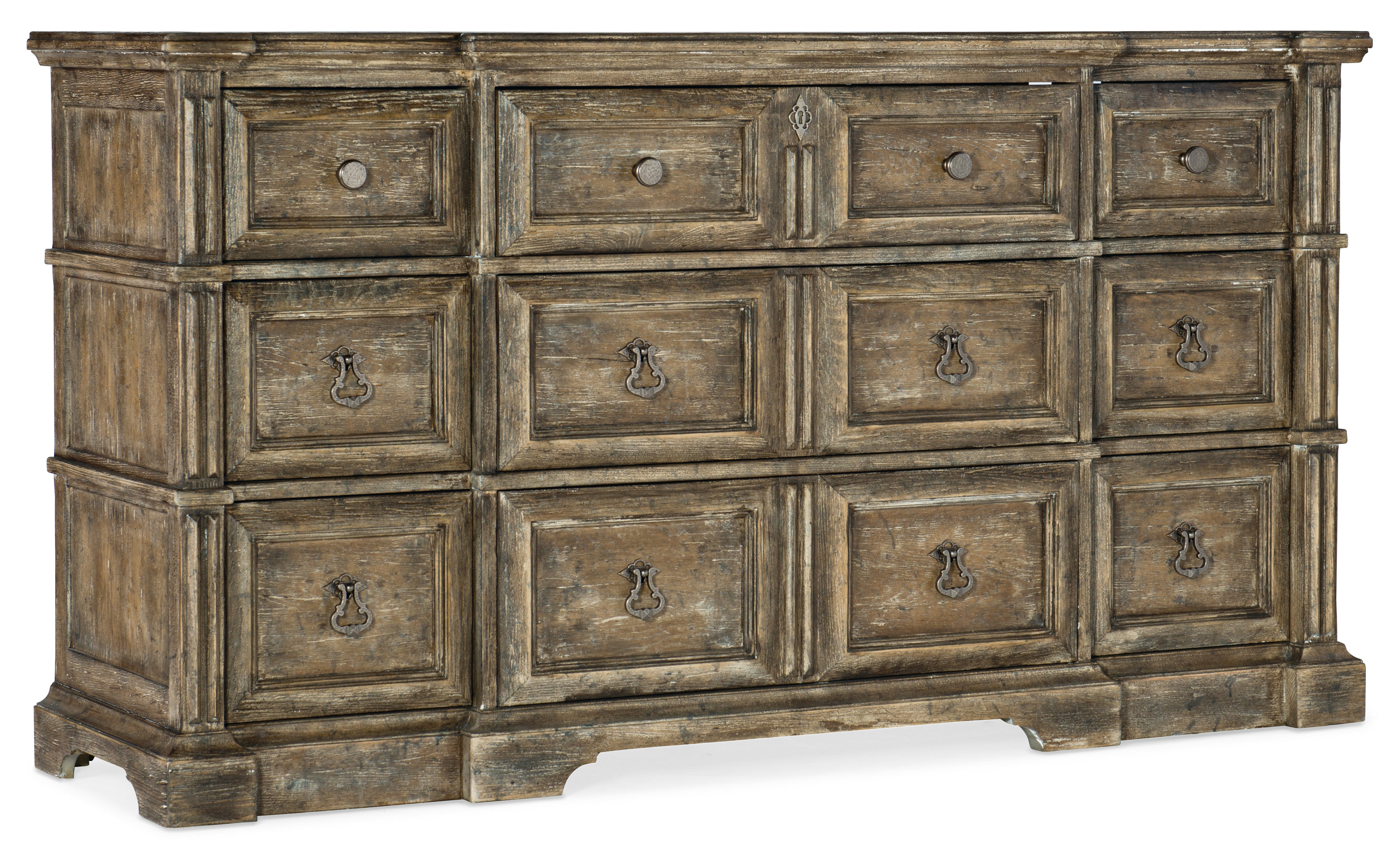 La Grange Rolling Hill Nine-Drawer Dresser