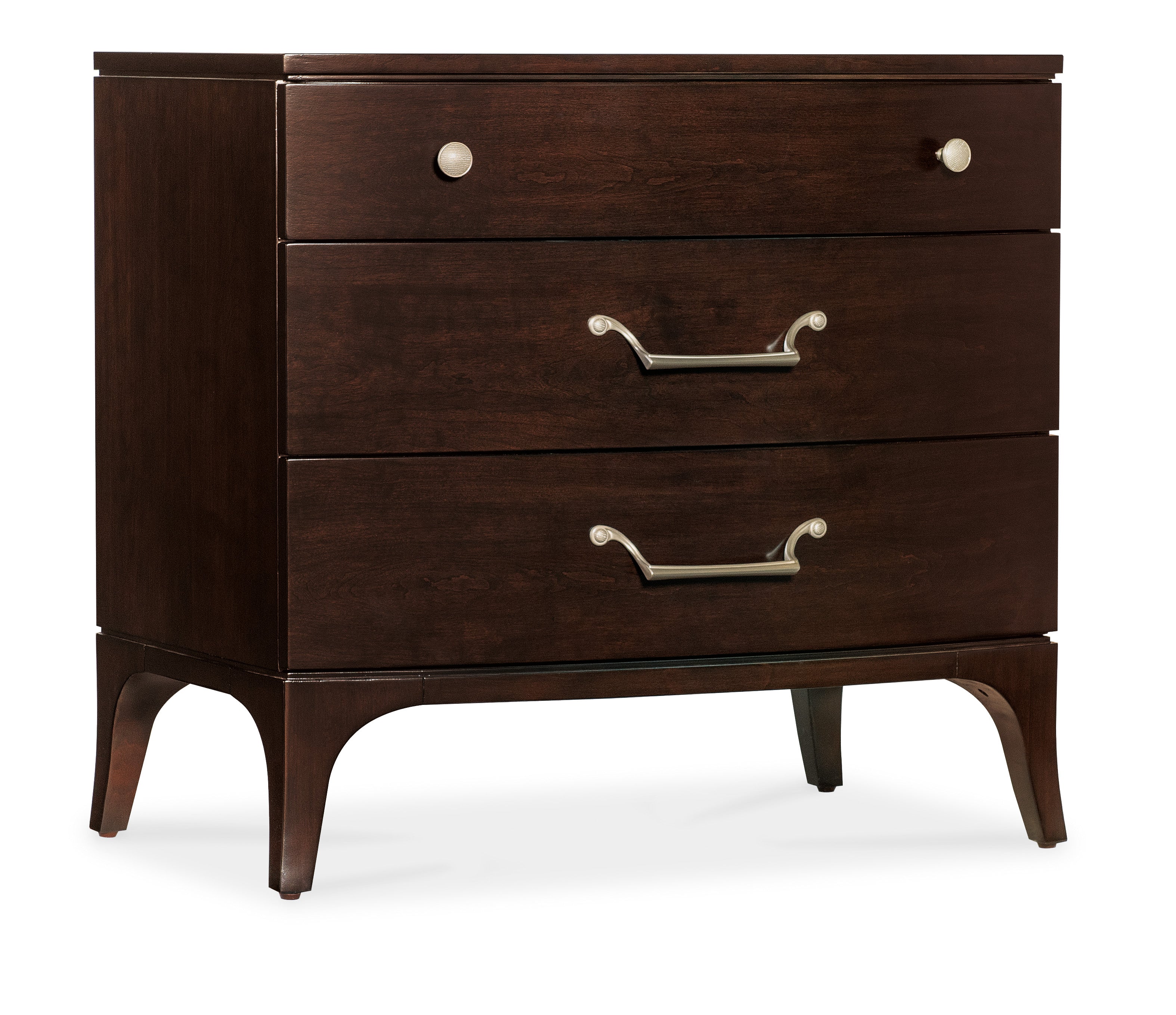 Bella Donna Three-Drawer Nightstand