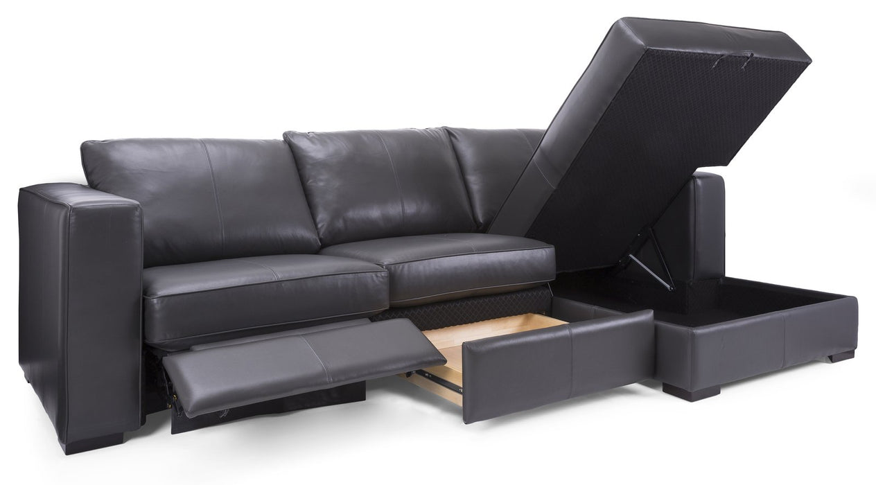 3900 Recliner Sectional With Storage